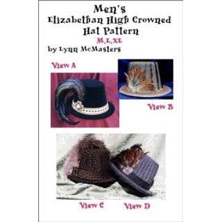  Mens Elizabethan Arched Brim Tall Hat Pattern (Sewing 