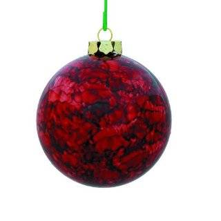  Barcana 80mm Shatterproof Elegant Marble Ball Ornaments 
