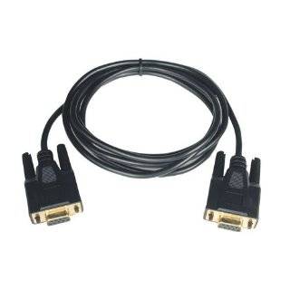 Cables To Go 03019 DB25 Male to DB9 Female Null Modem Cable, Beige (6 