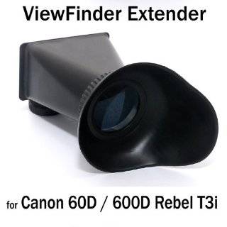  3 LCD Viewfinder w Metal Frame & Pouch for Canon 60D T3i 