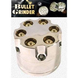 Bullet .357 Caliber Revolver Chamber Tobacco Grinder