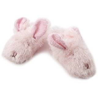 Mud Pie Baby girls Infant Plush Bunny Slippers
