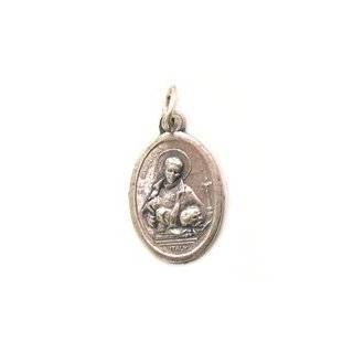  Saint Raphael Oxidized Medal   MADE IN ITALY Jewelry