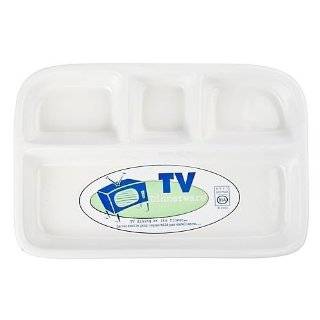 BIA White Divided TV Tray