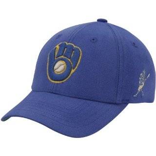  MLB Cooperstown ADULT Milwaukee BREWERS Gold/Royal Blue 
