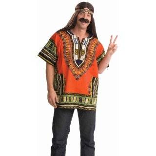  Dashiki Hippie Adult Shirt: Clothing