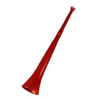 Vuvuzela Stadium Horn , 29 Inch Collapsible Noise Maker   Red
