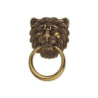  Lion Head Ring Pull In Antique Brass: Home Improvement