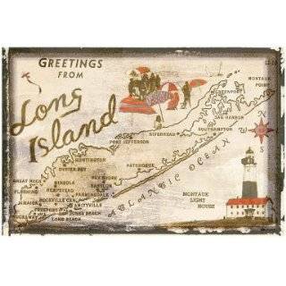 Historic Long Island Map Historic Long Island Map Print