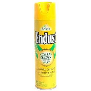 Endust No Wax Cleaning & Dusting Spray, Lemon, 10 oz (284 g)
