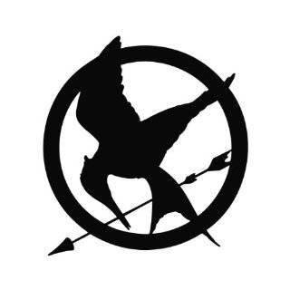  Mockingjay The Hunger Games Vinyl Decal Sticker Wht 