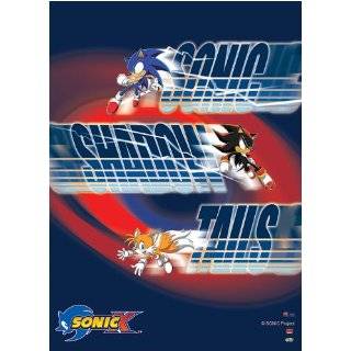    Sonic X Sonic, Amy, & Tails Anime Wall Scroll Toys & Games