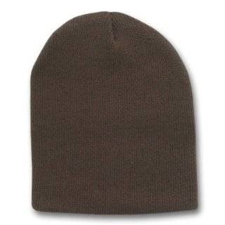 Solid Blank Short Beanie Cap   (Many Colors Available)