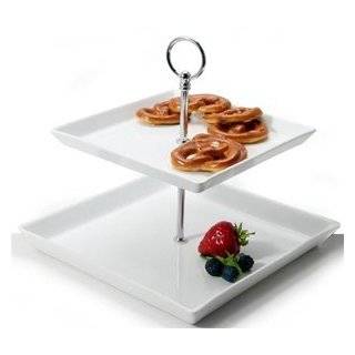 TWO TIER LAZY SUSAN CAKE STAND:  Home & Kitchen
