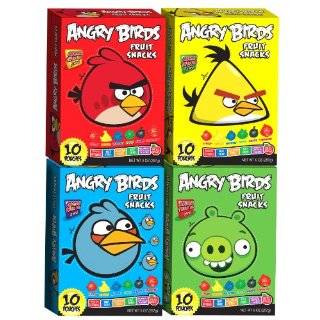 Angry Birds Ball Point Sling Shot Pens   Set of 4