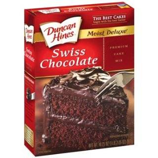 Duncan Hines Cake Swiss Chocolate Cake Mix 18.25 oz (6 pack)