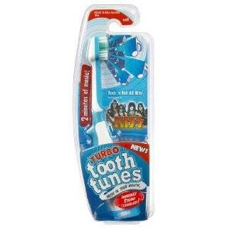   Tooth Tunes Battery Powered Toothbrush, Kiss Rock and Roll All Night