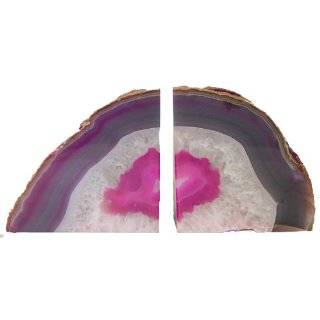  Agate Bookends   Natural