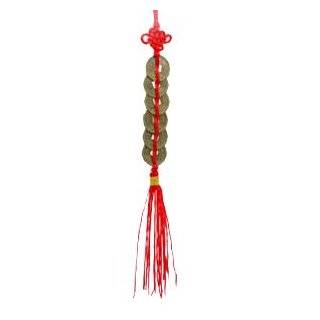 Chinese Feng Shui 6 Coin Hanger for Prosperity and Good Fortune