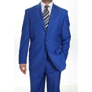 New Mens Royal Blue Blazer   Three Button, Single Breasted Suit Jacket 