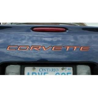 Rear Bumper Vinyl Inlay Decal   C5 Corvette 97 04   (Color: Reflective 