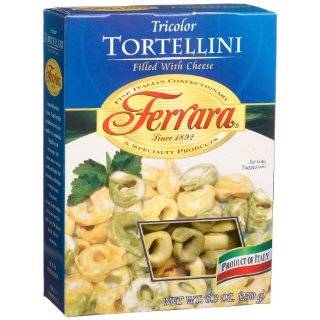 Ferrara Tri color Tortellini With Cheese, 8.8 Ounce Boxes (Pack of 12)