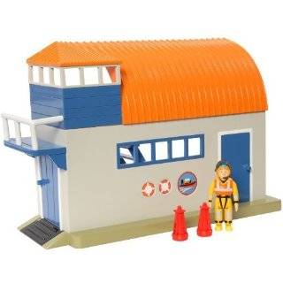  Fireman Sam Mini Mountain Lodge Playset: Toys & Games