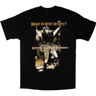 Conan the Barbarian What is Best in Life? Black T shirt Tee