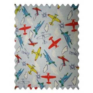   Wide Paper Dolls Around The World Airplane Multi Fabric By The Yard