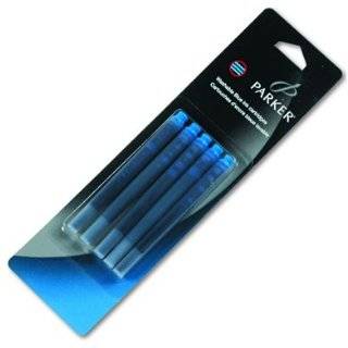 Fountain Pen Refill Cartridges, permanent Blue Ink, 5/Pack PAR30160