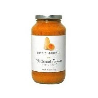 Daves Gourmet Butternut Squash Pasta Sauce   25.5 Ounces Bottles 