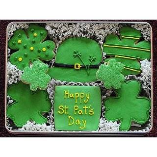 St. Patricks Day Shamrock Decorated Cookies  Grocery 