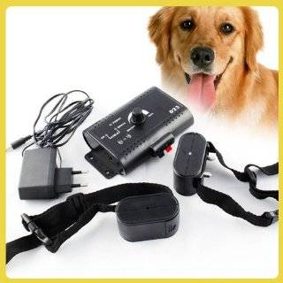   Wired Electric Dog Fence Shock Collar System  3 Dogs