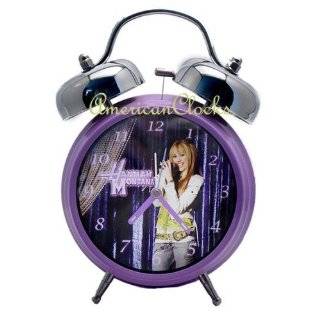Walt Disney Hannah Montana Desktop Alarm Clock in Purple Color and 