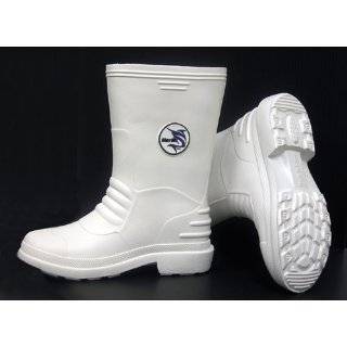  WHITE SAFETY RUBBER BOOTS, SIZE 11: Everything Else
