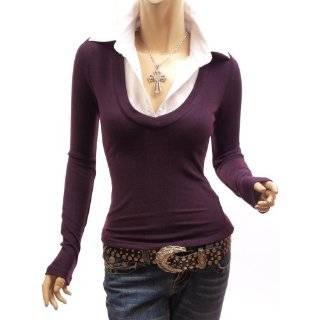   Patty Women Cowl Neck Button Embellished Ruched Blouse Top: Clothing