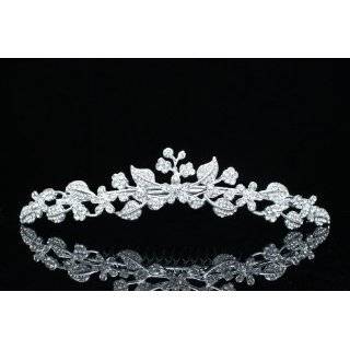    Flower Girl Pageant Princess Crown Tiara Hair Comb T24: Beauty