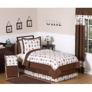  4 pc Queen Sheet Set for Night Owl Bedding Collection 
