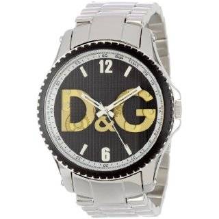   Gabbana Mens DW0584 Carson Stainless Steel Day & Date Watch: Watches