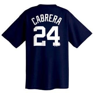 Miguel Cabrera Detroit Tigers Name and Number T Shirt:  