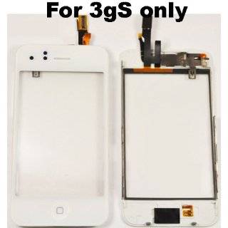 White iPhone 3gS Digitizer Assembly : Screen Digitizer Lcd Glass