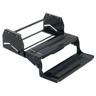   Double RV Folding Scissor Step Camper Trailer Ladder: Automotive