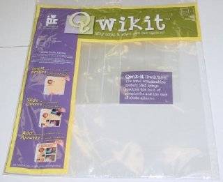 Qwikit 12 x 12 6 Flip Pocket Layout Sheet Protectors   Pkg. of 3 