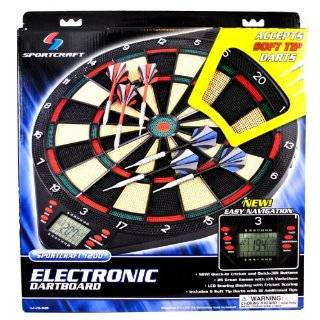 Sportcraft 1200 Electronic Dartboard with 25 Games, 176
