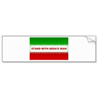 Stand with Nedas Iran Bumper Stickers