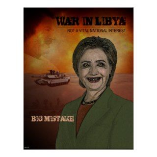 War In Libya Poster