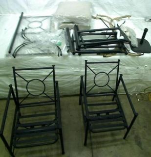 Lot of Hampton Bay Outdoor Patio Furniture Chairs Table Parts