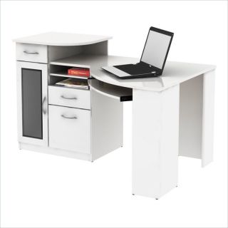 Desk Corner Workstation Black White From Ikea