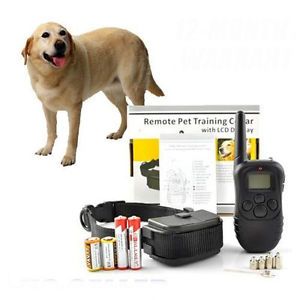 New LCD 100LV Level Shock Vibra Remote Pet Dog Training Collar for 20 130lb Dog
