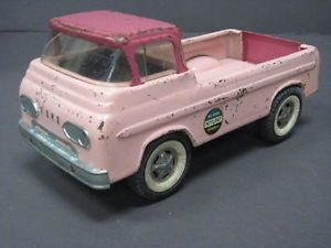 Vintage RARE Buddy L Pink Kennel Truck Pickup Truck Nylint No 6200 Kennels Ford
